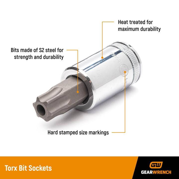 1/4 Drive Tamper-Proof Torx® Bit Socket T30