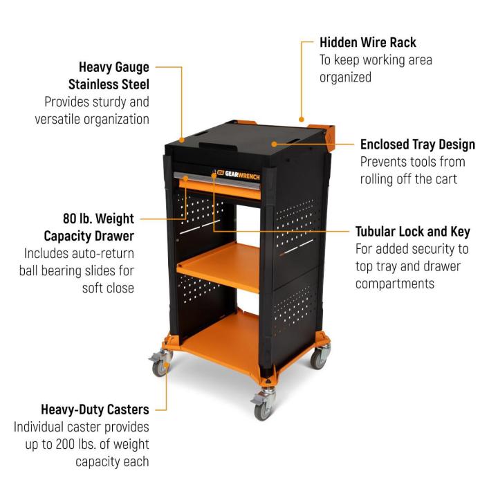 Diagnostic Mobile Workcenter Cart