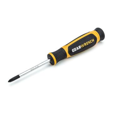 Black GEARWRENCH 82696 #1 x 3 Phillips Green Dual Material Screwdriver 