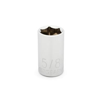 1/2 Drive 6 Point Standard SAE Socket 5/8 on white background