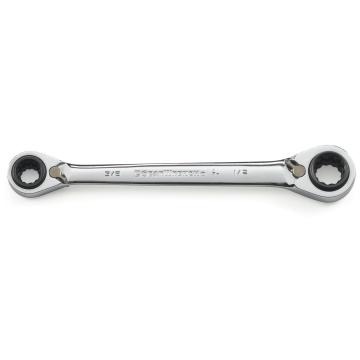 Westward 3LU10 Reversible Ratcheting Combination Wrench 8 mm 12 Pt Double End 
