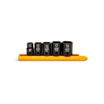 Image of the GWI38MS5 on a orange socket rail on a white background