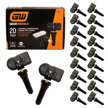 GWTPMSR20PK package with 20 GWTPMSR TPMS sensors surrounding it on a white background