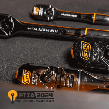 120XP ratchets in tool storage drawer with PTIA 2024 winner logo